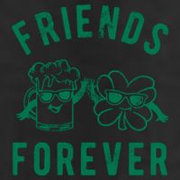 FRIENDS FOREVER BEER AND CLOVER Cool Comfort Performance Bucket Hat