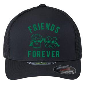 FRIENDS FOREVER BEER AND CLOVER Flexfit Unipanel Trucker Cap