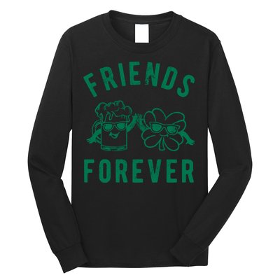 FRIENDS FOREVER BEER AND CLOVER Long Sleeve Shirt