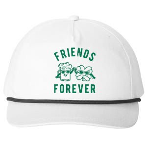 FRIENDS FOREVER BEER AND CLOVER Snapback Five-Panel Rope Hat