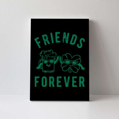 FRIENDS FOREVER BEER AND CLOVER Canvas