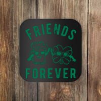 FRIENDS FOREVER BEER AND CLOVER Coaster