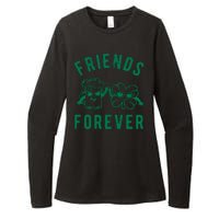 FRIENDS FOREVER BEER AND CLOVER Womens CVC Long Sleeve Shirt