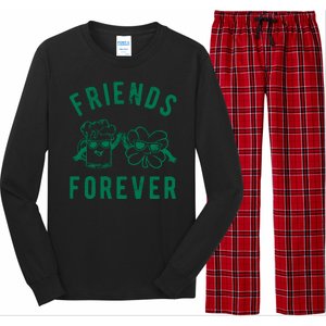 FRIENDS FOREVER BEER AND CLOVER Long Sleeve Pajama Set