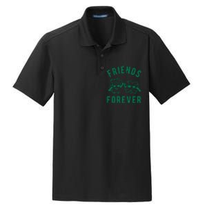 FRIENDS FOREVER BEER AND CLOVER Dry Zone Grid Polo