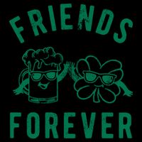 FRIENDS FOREVER BEER AND CLOVER 16 in Basic Backpack