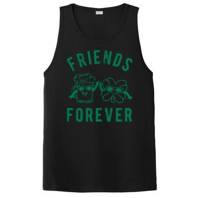 FRIENDS FOREVER BEER AND CLOVER PosiCharge Competitor Tank