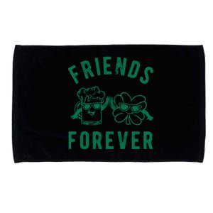 FRIENDS FOREVER BEER AND CLOVER Microfiber Hand Towel