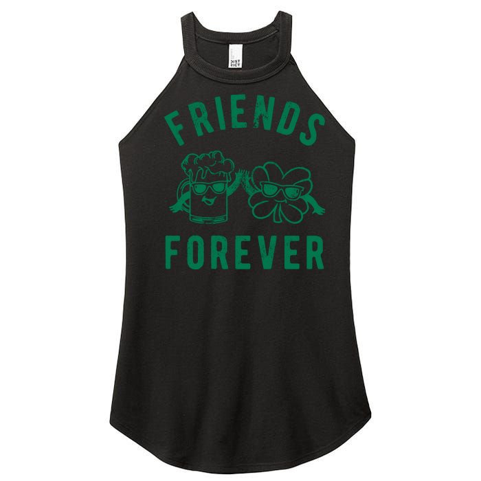 FRIENDS FOREVER BEER AND CLOVER Women's Perfect Tri Rocker Tank