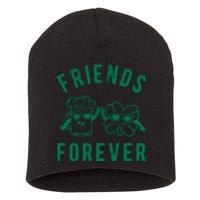 FRIENDS FOREVER BEER AND CLOVER Short Acrylic Beanie