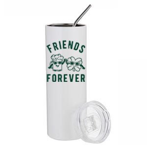 FRIENDS FOREVER BEER AND CLOVER Stainless Steel Tumbler