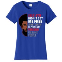 Freedom For Black People Juneteenth Gift Women's T-Shirt