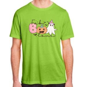 Funny Fab Boo Lous Pumpkin Halloween Retro Gift Adult ChromaSoft Performance T-Shirt