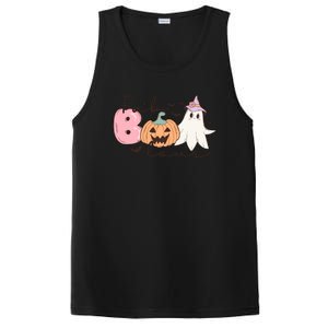 Funny Fab Boo Lous Pumpkin Halloween Retro Gift PosiCharge Competitor Tank