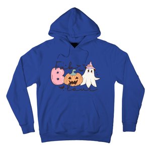 Funny Fab Boo Lous Pumpkin Halloween Retro Gift Hoodie