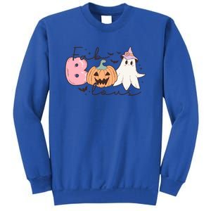 Funny Fab Boo Lous Pumpkin Halloween Retro Gift Sweatshirt