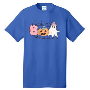 Funny Fab Boo Lous Pumpkin Halloween Retro Gift Tall T-Shirt