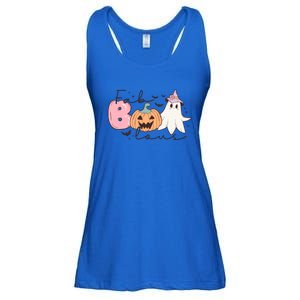 Funny Fab Boo Lous Pumpkin Halloween Retro Gift Ladies Essential Flowy Tank