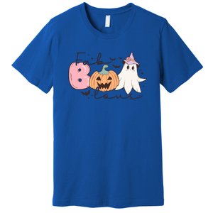 Funny Fab Boo Lous Pumpkin Halloween Retro Gift Premium T-Shirt