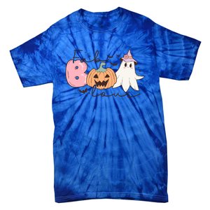 Funny Fab Boo Lous Pumpkin Halloween Retro Gift Tie-Dye T-Shirt