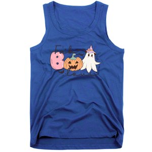 Funny Fab Boo Lous Pumpkin Halloween Retro Gift Tank Top