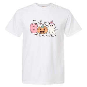 Funny Fab Boo Lous Pumpkin Halloween Retro Gift Garment-Dyed Heavyweight T-Shirt