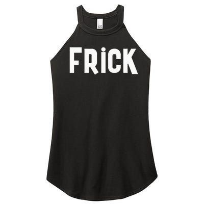 Frick Funny Best Friend Buddy Partner In Crime Matching Women's Perfect Tri Rocker Tank