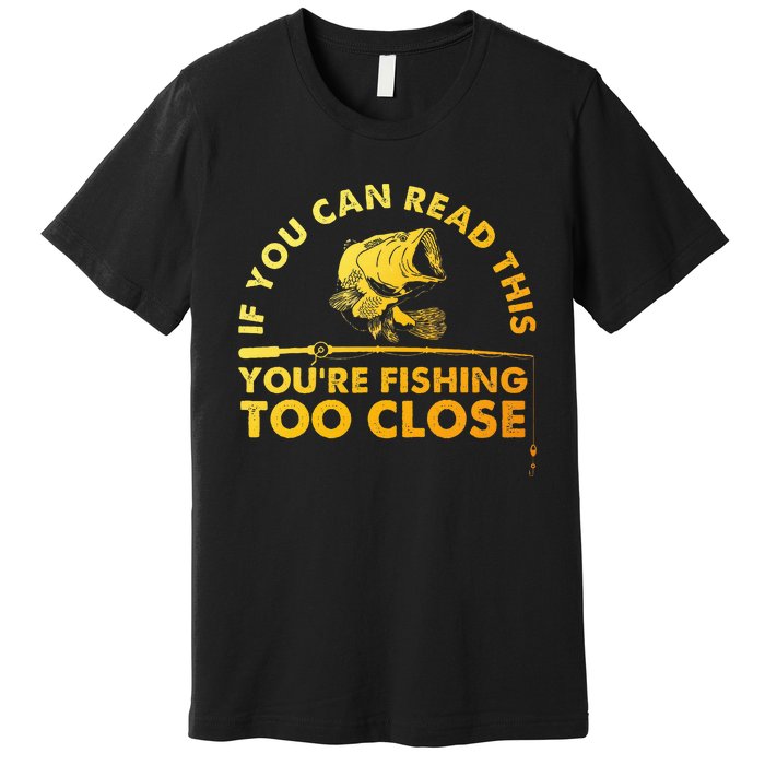 Funny Fishing Bass Fishing Lover Premium T-Shirt