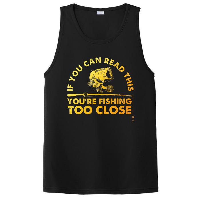 Funny Fishing Bass Fishing Lover PosiCharge Competitor Tank