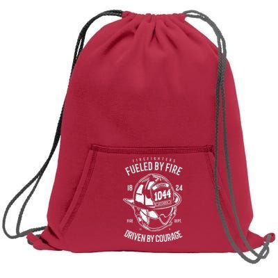 Firefighters Fulled By Fire Sweatshirt Cinch Pack Bag