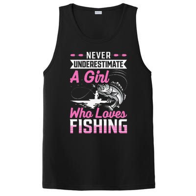 Funny Fishing Bass Fish Fisherman Gifts PosiCharge Competitor Tank