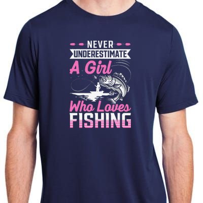 Funny Fishing Bass Fish Fisherman Gifts Adult ChromaSoft Performance T-Shirt