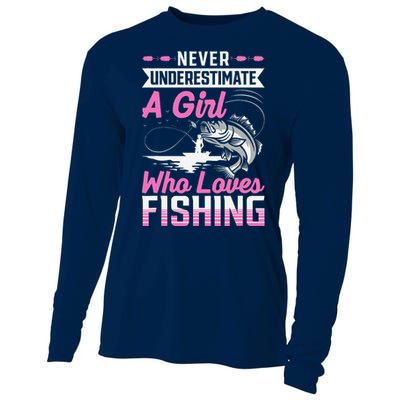 Funny Fishing Bass Fish Fisherman Gifts Cooling Performance Long Sleeve Crew