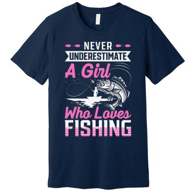 Funny Fishing Bass Fish Fisherman Gifts Premium T-Shirt