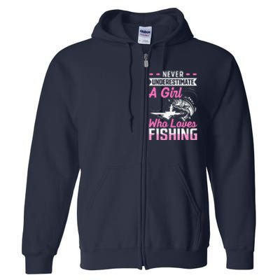 Funny Fishing Bass Fish Fisherman Gifts Full Zip Hoodie