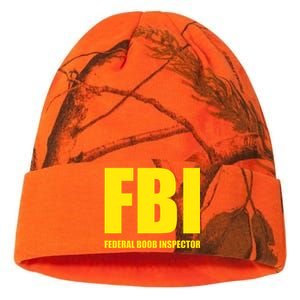 FBI Federal Boob Inspector Funny Saying Dad Joke Kati Licensed 12" Camo Beanie