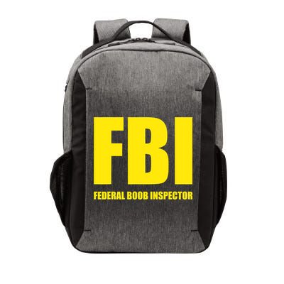 FBI Federal Boob Inspector Funny Saying Dad Joke Vector Backpack