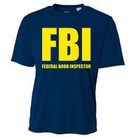 FBI Federal Boob Inspector Funny Saying Dad Joke Cooling Performance Crew T-Shirt