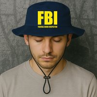 FBI Federal Boob Inspector Funny Saying Dad Joke Bucket Hat