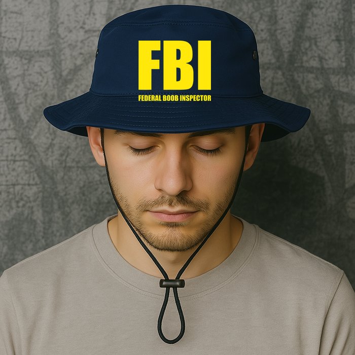 FBI Federal Boob Inspector Funny Saying Dad Joke Bucket Hat
