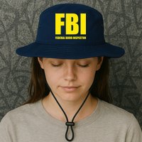 FBI Federal Boob Inspector Funny Saying Dad Joke Bucket Hat