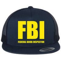FBI Federal Boob Inspector Funny Saying Dad Joke Flatbill Hat