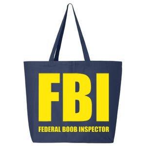 FBI Federal Boob Inspector Funny Saying Dad Joke 25L Jumbo Tote