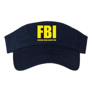 FBI Federal Boob Inspector Funny Saying Dad Joke Valucap Bio-Washed Visor