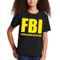 FBI Federal Boob Inspector Funny Saying Dad Joke Kids T-Shirt