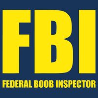 FBI Federal Boob Inspector Funny Saying Dad Joke Kids T-Shirt