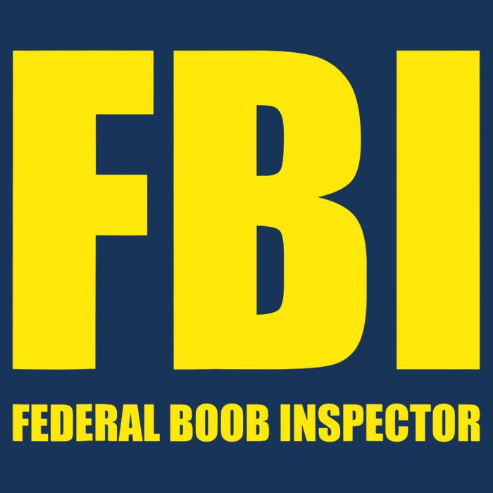 FBI Federal Boob Inspector Funny Saying Dad Joke Kids T-Shirt