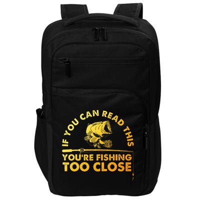 Fishing For Bass Fishing Lover Impact Tech Backpack