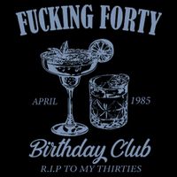 Fucking Forty Birthday Club Funny 16 in Basic Backpack