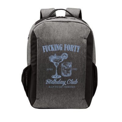 Fucking Forty Birthday Club Funny Vector Backpack